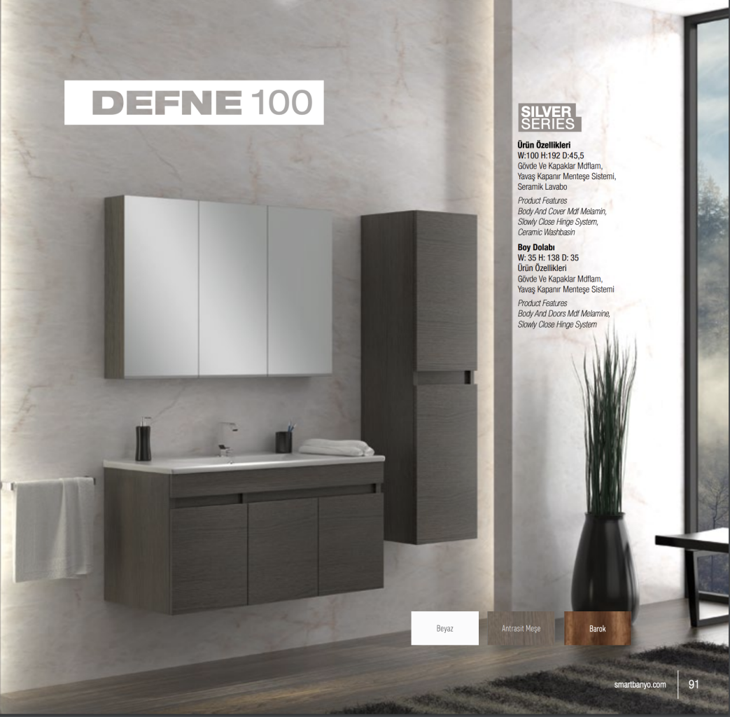 Smart Banyo Defne 100 Malta Vanity Units Malta