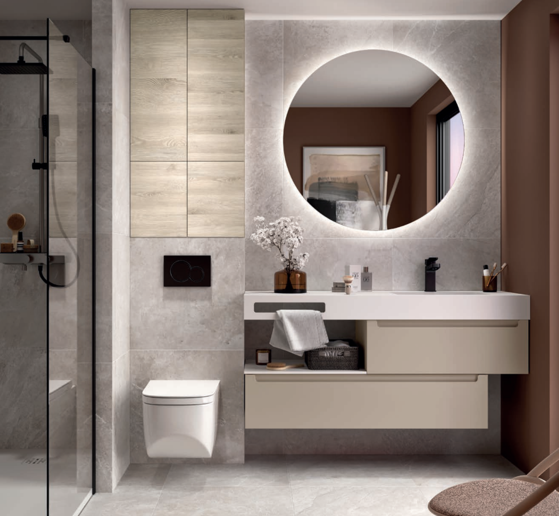 Salgar Monterry 1400/L Macchiato Malta Vanity Units with Basins Malta