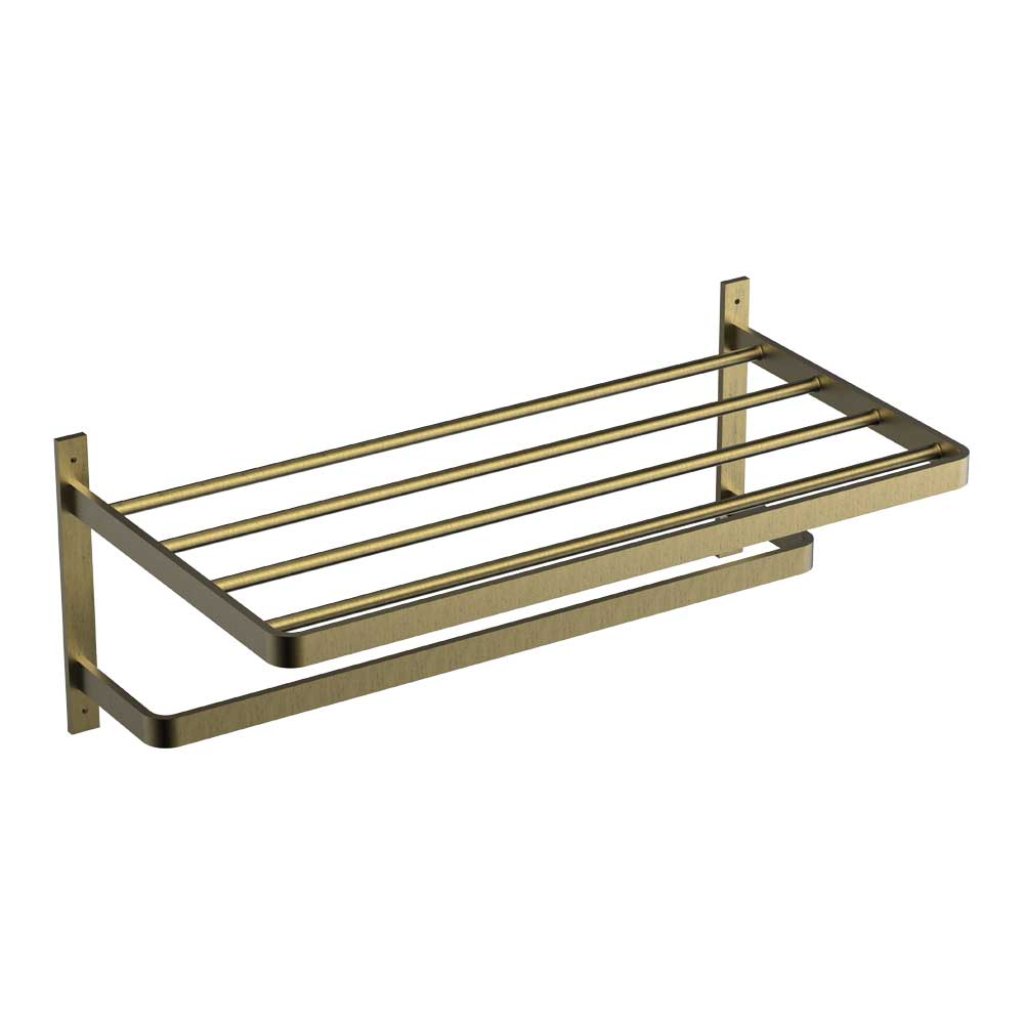 Prestige - Shelf Towel Holder - Antique Yellow Malta | Accessories Malta