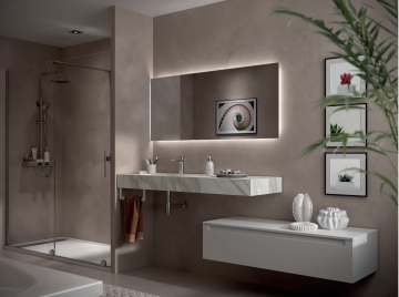 Salgar - Compakt 1400 White Marble Malta,  Vanity Units with Basins Malta,  Malta