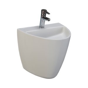 Karina - 64501-Karina Monoblock Wall Hung Washbasin Malta,  Accessories Malta,  Malta